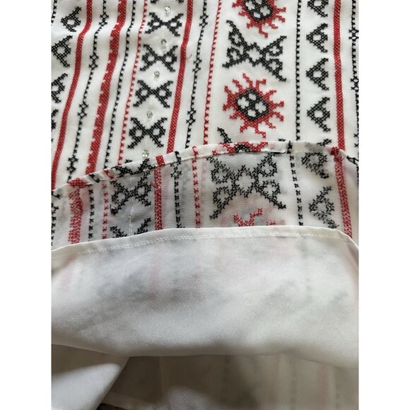 Sam Edelman Women Spaghetti Strap Slip Dress Size Small Holiday Embellished City - Picture 6 of 9